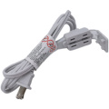 NEMA 1-15P to NEMA 1-15R Indoor White Extension Cord